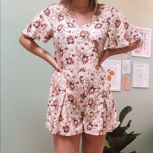 Floral Mini Romper